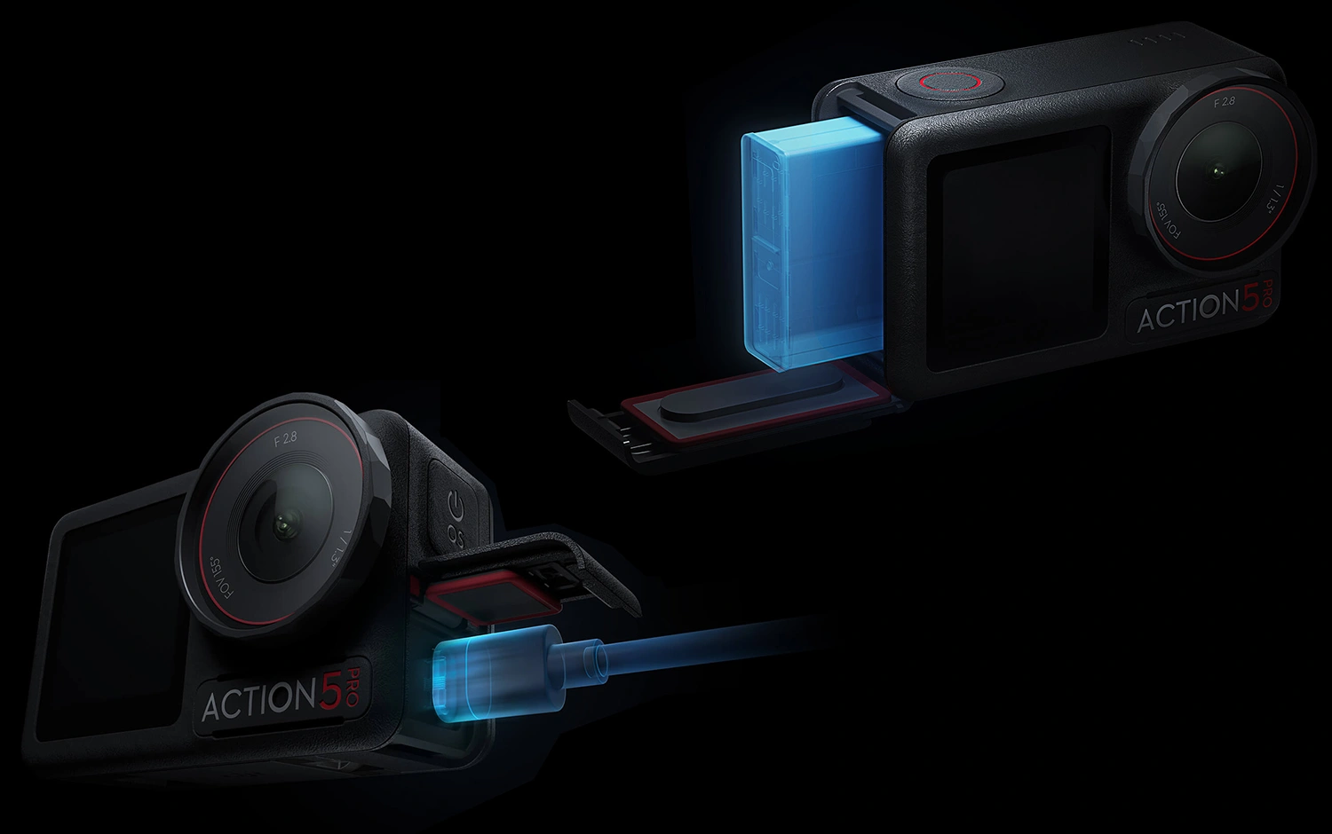 DJI Osmo Action 5 Pro – Bateria i ładowanie